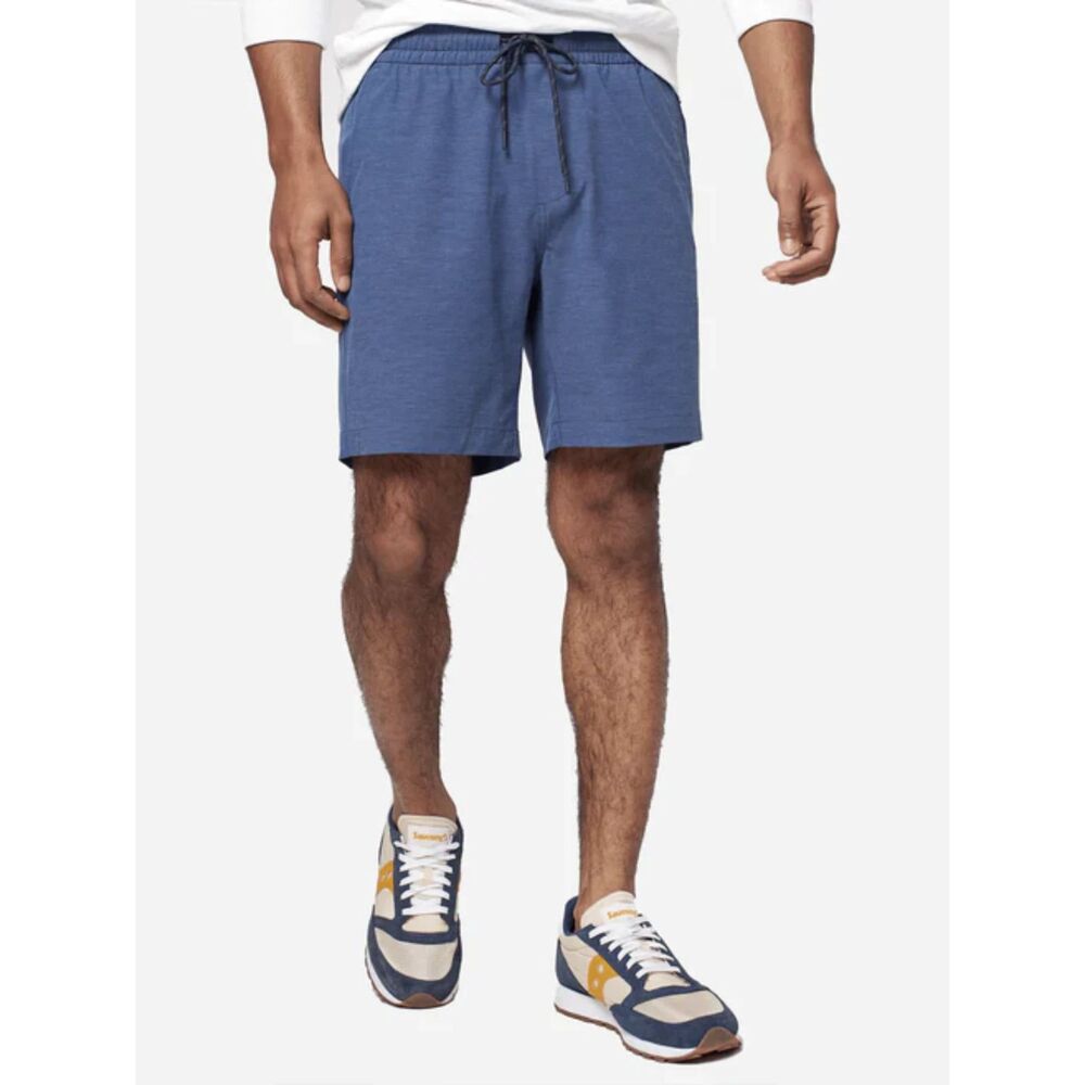 Faherty Men's Pull On All-Day Short, Navy, Size XL, MISSING DRAWSTRING